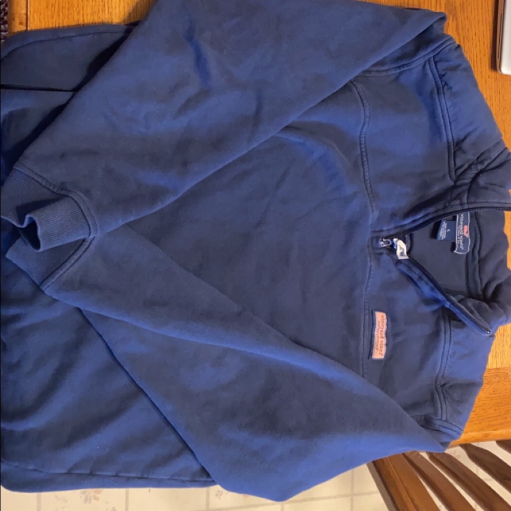 navy blue vineyard vines fleece